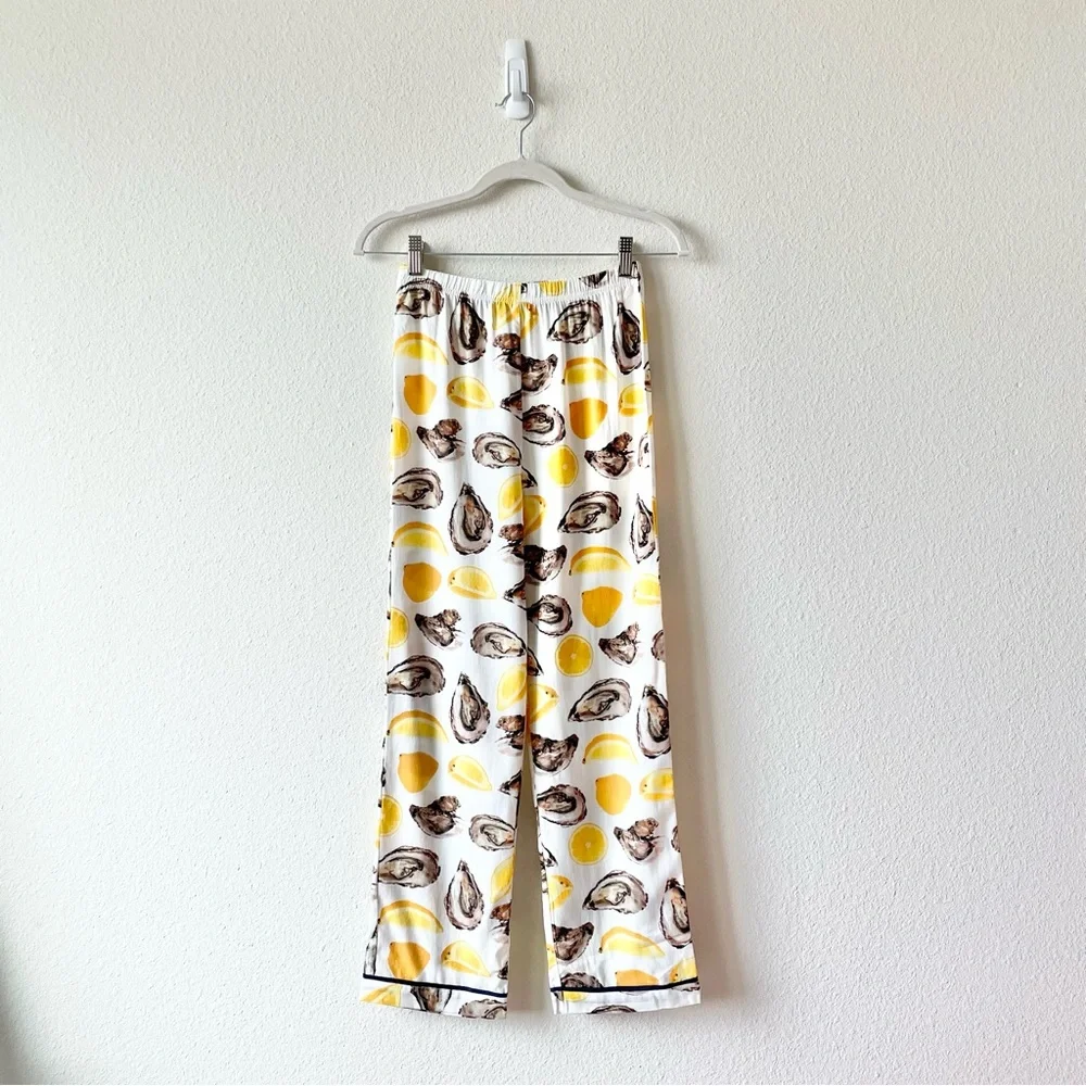 SOLD NWOT Katie Kime The World is Your Oyster Pajama Pants Size 12
